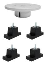 Kit Compatível 1 Acabamento Parede Ar Condicionador Com Tampa + 4 Coxim Podium Kit Compatível 1 Acabamento Parede Ar Condicionador Com Tampa + 4 Coxim Podium