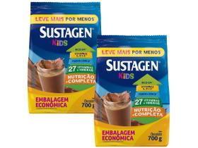 Kit Complemento Alimentar Infantil Sustagen Kids - Chocolate 700g 2 Unidades