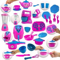 Kit Completa Cozinha Infantil Completa 27 Pçs Brinquedo Faz De Conta Presente Menina Criança Kit Completa Cozinha Infantil Completa 27 Pçs Brinquedo Faz De Conta Presente Menina Criança