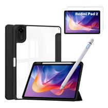 Kit Completão Capa + Película + Caneta Para Tablet Redmi Pad 2 11 Kit Completão Capa + Película + Caneta Para Tablet Redmi Pad 2 11