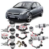 Kit completo 14 buchas suspensão traseira new civic g8 06/11