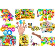 Kit COMPLETO 150 Brinquedo com Saquinho Para Festa Lembrancinha Prenda Sacolinha Pacotinho Infantil