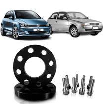 Kit Completo 2 Espaçador De rodas 15mm Gol Golf G2 a G4 Kit Completo 2 Espaçador De rodas 15mm Gol Golf G2 a G4