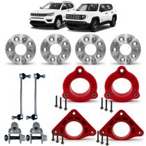 Kit Completo 2Pol Pu Espaçador 38mm Jeep Compass Renegade