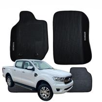 Kit Completo 3 Peças Tapete Automotivos Específico Ford Ranger 2013 a 2023 - V5425 Kit Completo 3 Peças Tapete Automotivos Específico Ford Ranger 2013 a 2023 - V5425