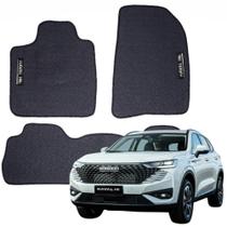 Kit Completo 3 Peças Tapete Automotivos Específico GWM Haval H6 2022 a 2025 - W4074