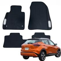 Kit Completo 3 Peças Tapete Automotivos Específico Nissan Kicks 2016 a 2023 - V6068
