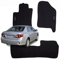 Kit Completo 3 Peças Tapete Automotivos Específico Toyota Corolla 2008 a 2017 - CGW2850
