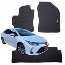 Kit Completo 3 Peças Tapete Automotivos Específico Toyota Corolla 2020 a 2025 - W7386 Kit Completo 3 Peças Tapete Automotivos Específico Toyota Corolla 2020 a 2025 - W7386