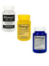 Kit Completo 3Un Monzi 125Ml Limpa Chapeados Prata 925 Ouro