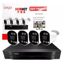 Kit completo 4 cameras de seguranca ípega