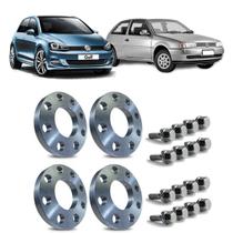 Kit Completo 4 Espaçador De rodas 15mm Gol Golf G2 a G4