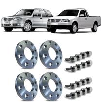 Kit Completo 4 Espaçador De rodas 15mm Saveiro Parati até G4