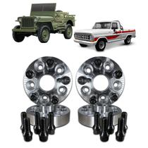 Kit Completo 4 Espaçadores De Rodas 50mm F1000 Willys Kit Completo 4 Espaçadores De Rodas 50mm F1000 Willys