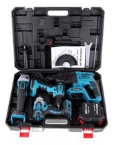 Kit Completo 4 Ferramentas Elétricas Brushless 2 Baterias 21V Kit Completo 4 Ferramentas Elétricas Brushless 2 Baterias 21V