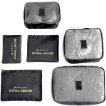 Kit Completo 6 Em 1 Para Organização Mala Viagem Qualidade