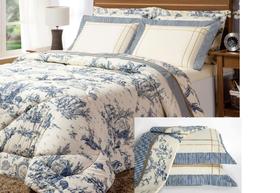 KIT COMPLETO 7 PEÇAS PORCELANA EDREDOM e JOGO DE LENÇOL QUEEN 180 FIOS KIT COMPLETO 7 PEÇAS PORCELANA EDREDOM e JOGO DE LENÇOL QUEEN 180 FIOS