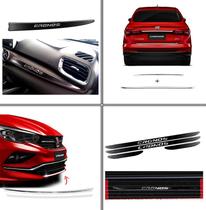 Kit Completo Acessórios Cronos Frisos + Soleira Black Over Kit Completo Acessórios Cronos Frisos + Soleira Black Over