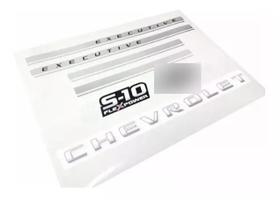 Kit Completo Adesivo Chevrolet S10 Executive 2009/11 X Verde