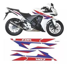 Kit Completo Adesivo Honda Cbr 500r 2014 Lateral Modelo 1