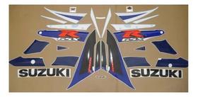 Kit Completo Adesivos Gsxr 1000 2004 Azul E Branca 10004ab