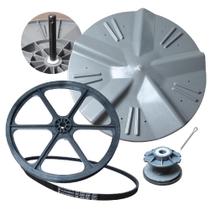 Kit Completo Agitador Polia Correia Para Tanquinho Colormaq