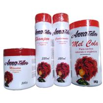 Kit Completo Anna Telles + Mel Cola 1Kg Cabelos Cacheados