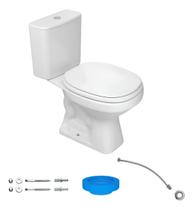 Kit Completo Bacia Aspen c/ Cx Acoplada Bco Deca KP.751.17