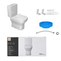 Kit Completo Bacia C/Caixa Acoplada Axis Branco Deca
