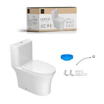 Kit Completo Bacia C/ Caixa Acoplada Vertis Total Clean Branco - Deca