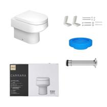 Kit Completo Bacia Convencional Carrara Branco Deca