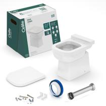 Kit Completo Bacia Convencional Elite Branco Celite Kit Completo Bacia Convencional Elite Branco Celite