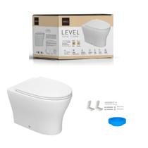 Kit Completo Bacia Convencional Level Total Clean Branco - Deca