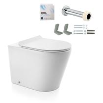 Kit Completo Bacia convencional Liss Branco Docol Kit Completo Bacia convencional Liss Branco Docol