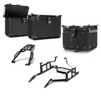 Kit completo baús 35/33 litros super adventure bmw gs 1200 adv. / r 1250 gs adv.