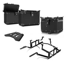Kit completo baús 35/33 litros super adventure gs 1200 premium / r 1200 gs 2013/20 Kit completo baús 35/33 litros super adventure gs 1200 premium / r 1200 gs 2013/20