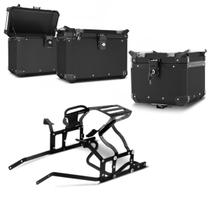 Kit completo baús 35/33 litros super adventure honda cb 500x 2014/22 Kit completo baús 35/33 litros super adventure honda cb 500x 2014/22