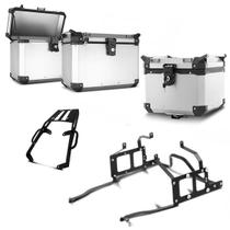 Kit completo baús 35/33 litros super adventure kawasaki versys 650 2010/13 Kit completo baús 35/33 litros super adventure kawasaki versys 650 2010/13