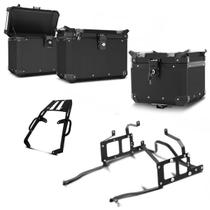 Kit completo baús 35/33 litros super adventure kawasaki versys 650 2010/13