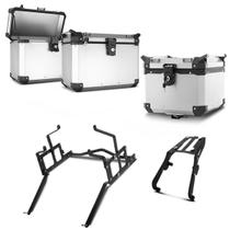 Kit completo baús 35/33 litros super adventure yamaha xt 660r 2005/09 Kit completo baús 35/33 litros super adventure yamaha xt 660r 2005/09