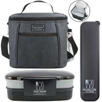 Kit Completo Bolsa Térmica Marmita Porta Talher Grande Espaçoso Refeição Fresca Exclusivo Jack Desig Kit Completo Bolsa Térmica Marmita Porta Talher Grande Espaçoso Refeição Fresca Exclusivo Jack Desig