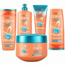 Kit Completo Cachos Longo Dos Sonhos Elseve Hialurônico