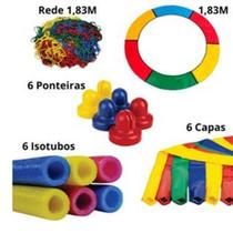 Kit Completo Cama Elástica Protetores de Molas, Rede e Capas Inclusos Kit Completo Cama Elástica Protetores de Molas, Rede e Capas Inclusos