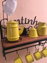 Kit Completo Cantinho do Café - Amarelo