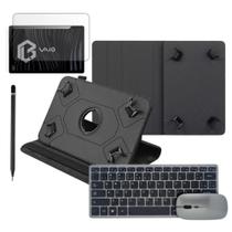 Kit Completo Capa Case Executivo Trabalho Para Tablet Vaio Tl10