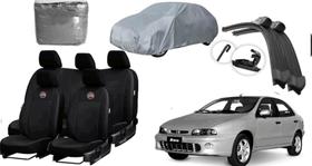 Kit Completo Capa de Couro Brava 99-04 + Limpador de Parabrisa de Qualidade Kit Completo Capa de Couro Brava 99-04 + Limpador de Parabrisa de Qualidade