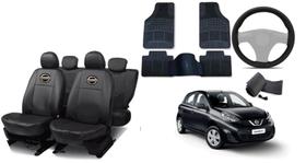 Kit Completo Capa de Couro + Tapete + Capa de Volante para March 14-19