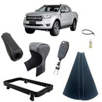 Kit Completo Capa E Coifa Com Aro Câmbio Automático E Capas De Chave E Freio Ranger Fx4 2020 Á 2023