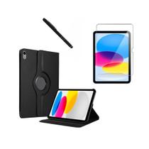 Kit Completo Capa Giratória Película Caneta Para iPad 10ª Geração 10.9 2022 A2757 A2777 A2696 iPad 11 A16 2025 Kit Completo Capa Giratória Película Caneta Para iPad 10ª Geração 10.9 2022 A2757 A2777 A2696 iPad 11 A16 2025
