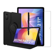 Kit Completo Capa Giratória Película Caneta Para Redmi Pad 2 Kit Completo Capa Giratória Película Caneta Para Redmi Pad 2